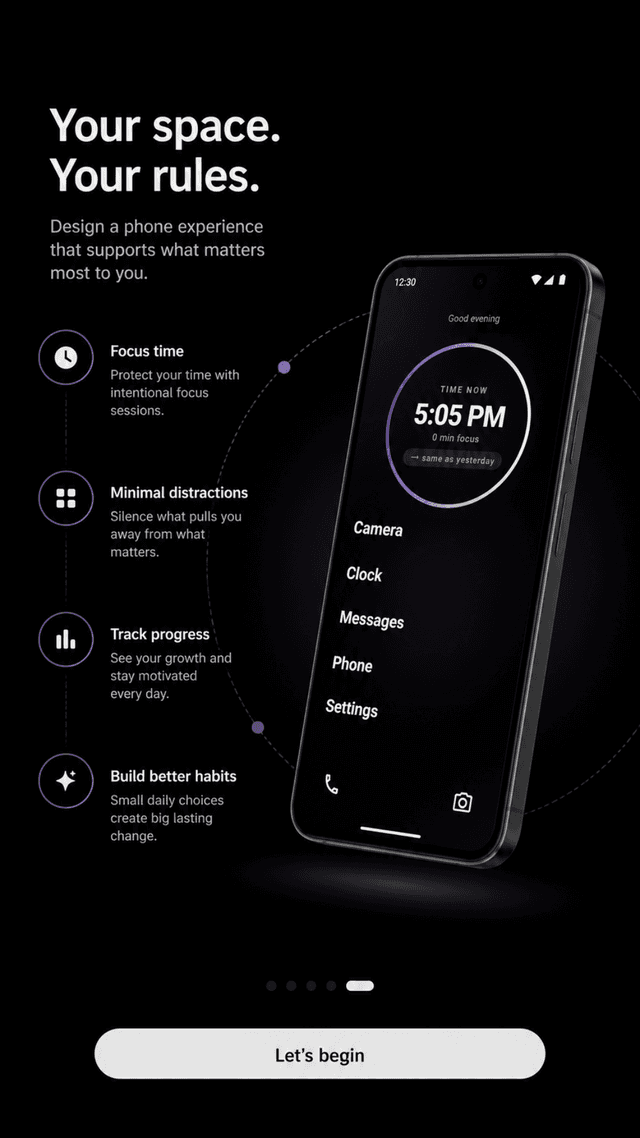 Focus home screen